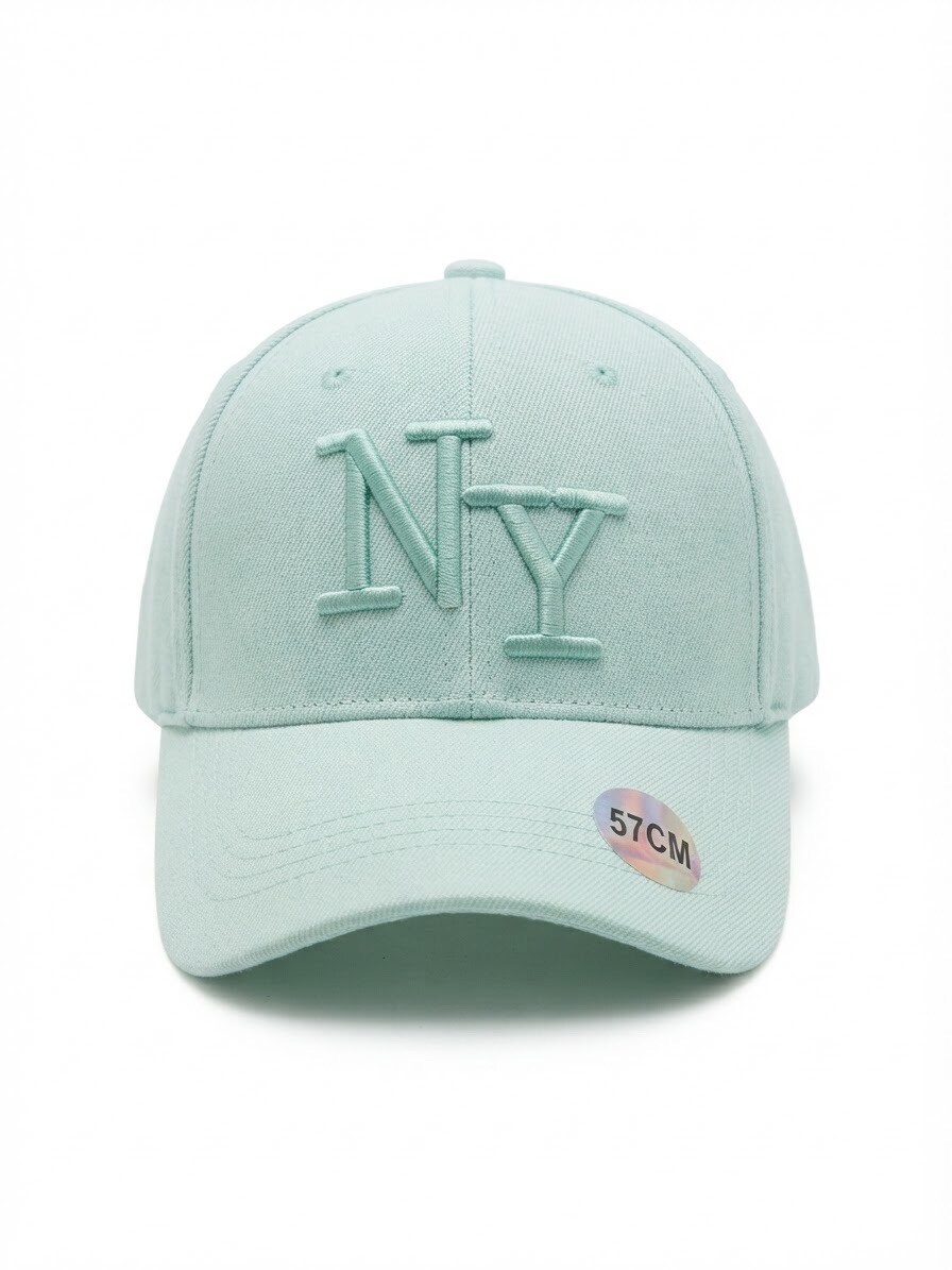 Grossiste Casquette NY - Casquette NY vert menthe chinée