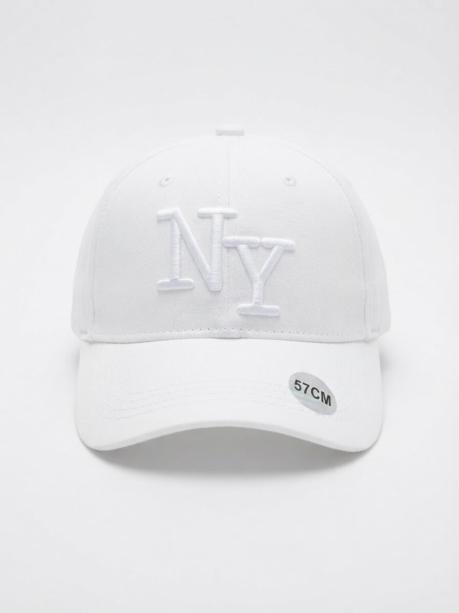 Grossiste Casquette NY - Casquette NY blanc logo blanc