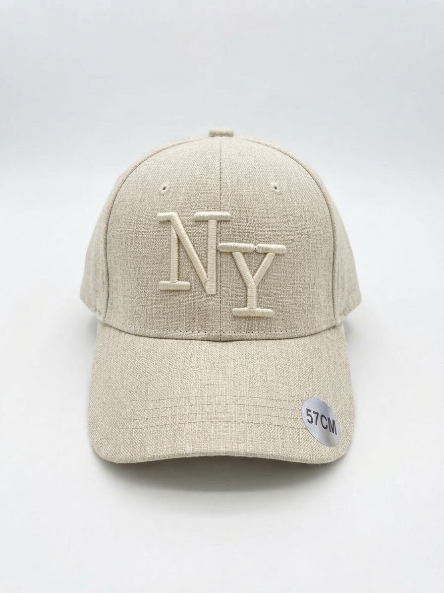Grossiste Casquette NY - Casquette NY beige chinée