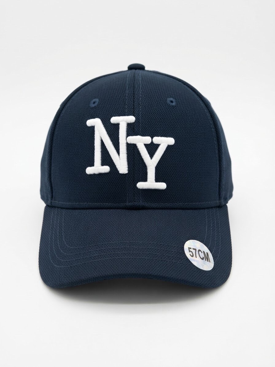 Grossiste Casquette NY - Casquette NY nid d’abeille bleu marine