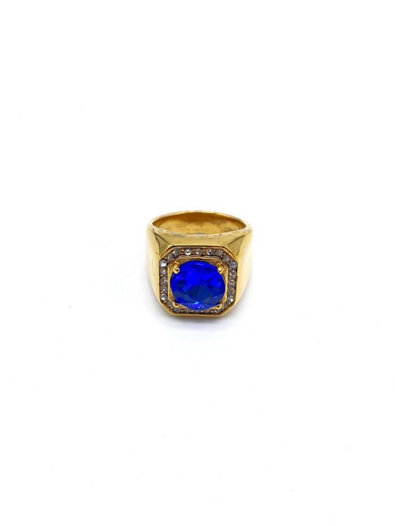 Mayorista Cecile II - Anillo de acero inoxidable con piedra circonita