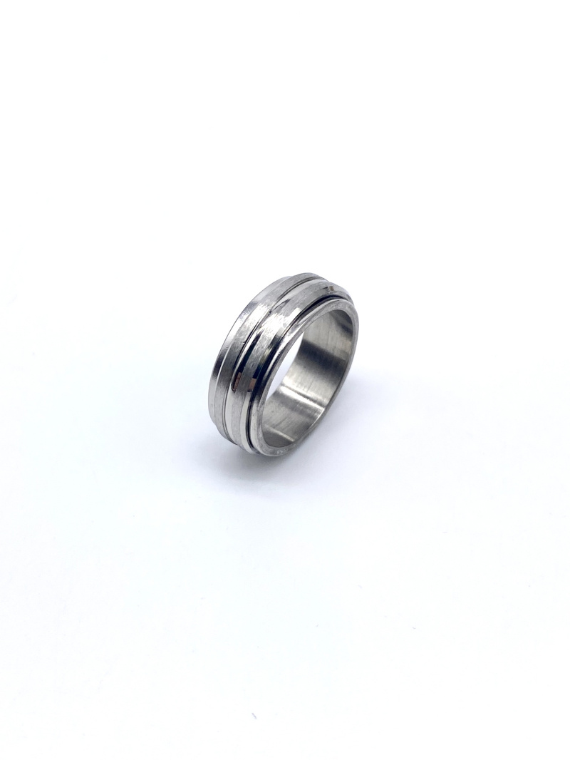 Wholesaler Cecile II - Steel ring for women