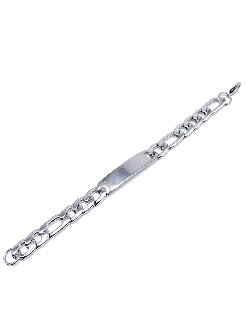 Wholesaler Cecile II - Steel curb chain with engraving plate