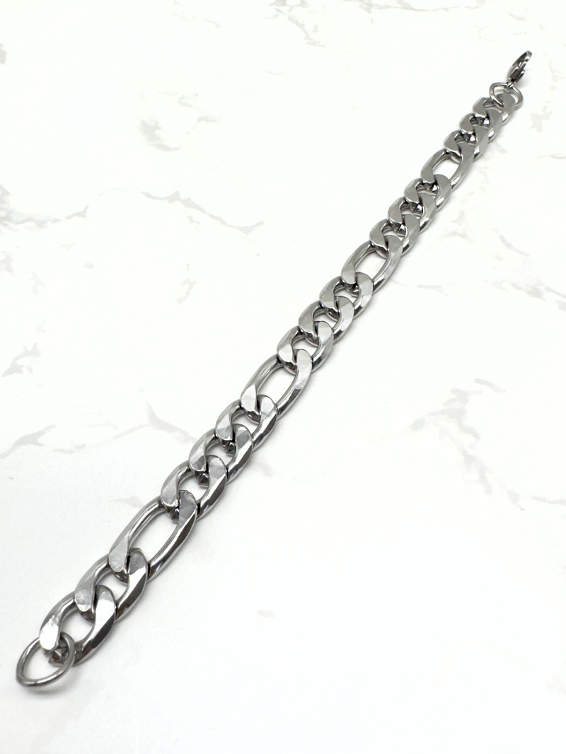 Wholesaler Cecile II - Steel curb chain with engraving plate