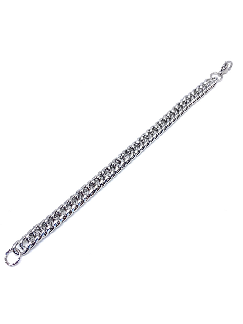 Wholesaler Cecile II - Steel curb chain with engraving plate