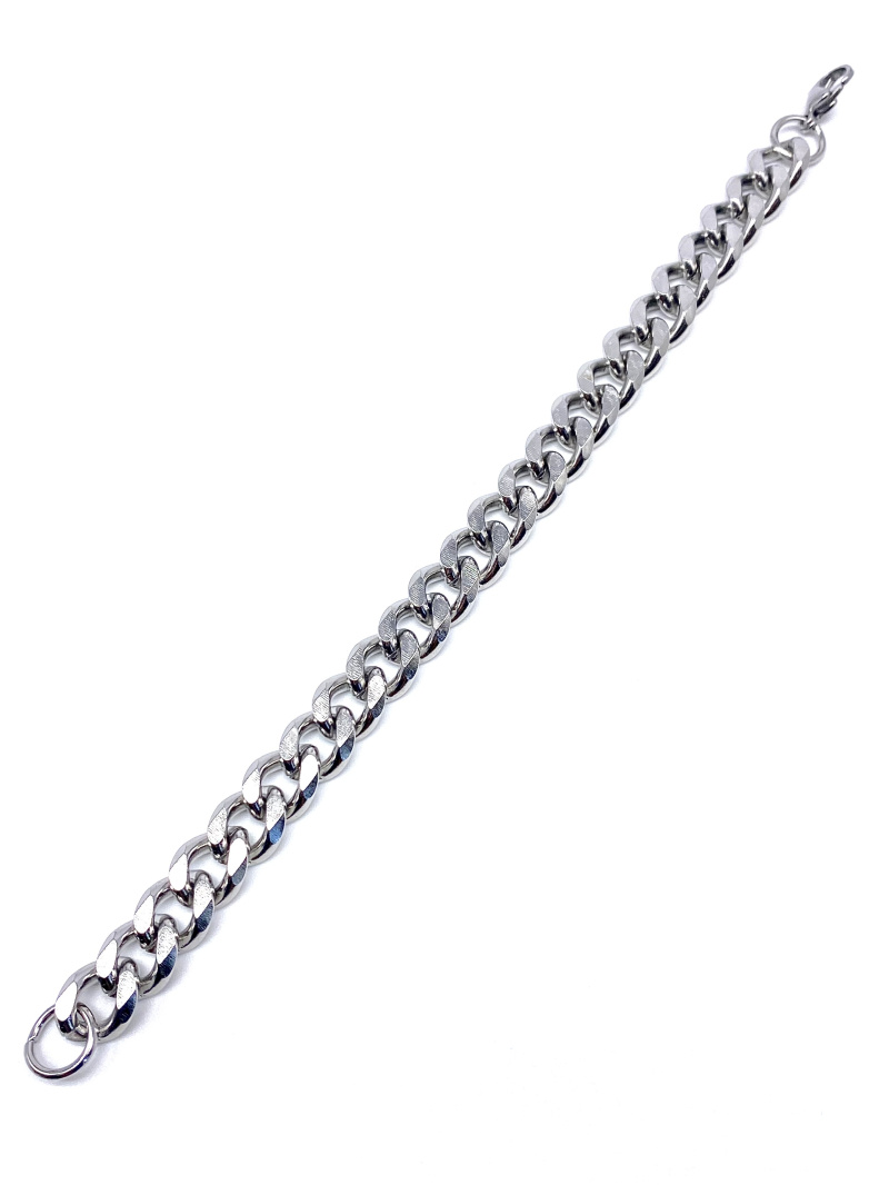 Wholesaler Cecile II - Steel curb chain with engraving plate