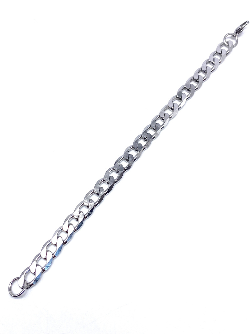 Wholesaler Cecile II - Steel curb chain with engraving plate