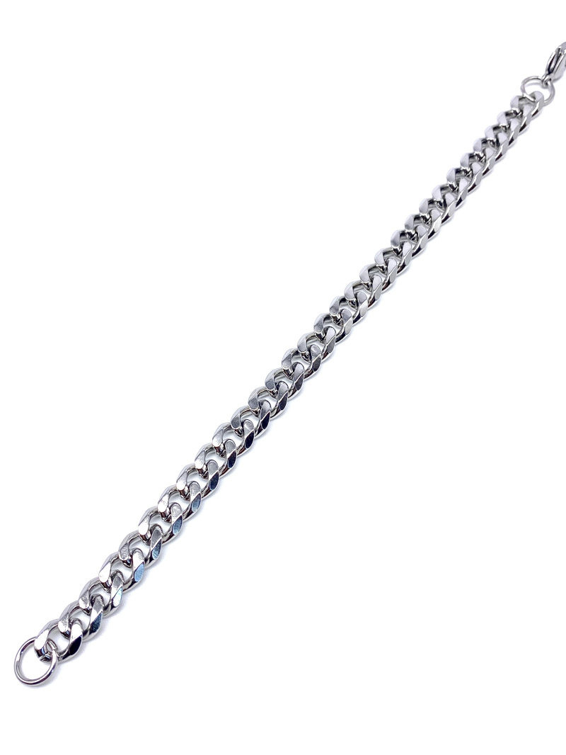 Wholesaler Cecile II - Steel curb chain with engraving plate