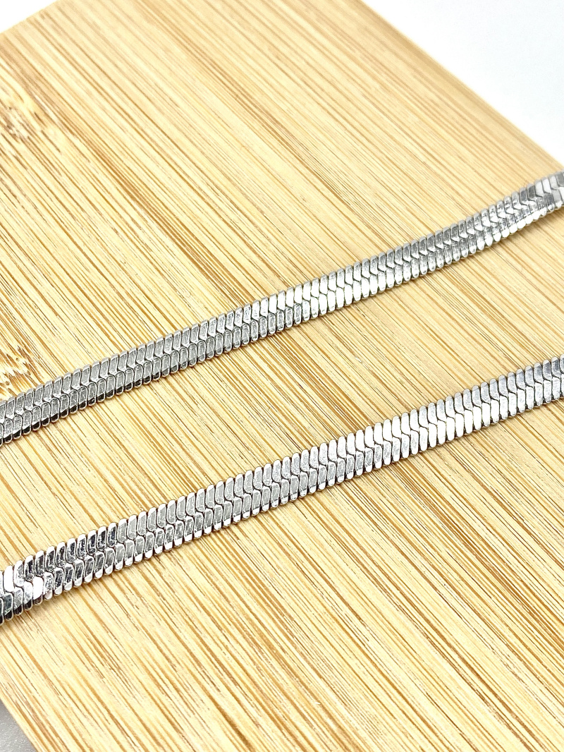 Wholesaler Cecile II - Chain necklace steel mesh rope