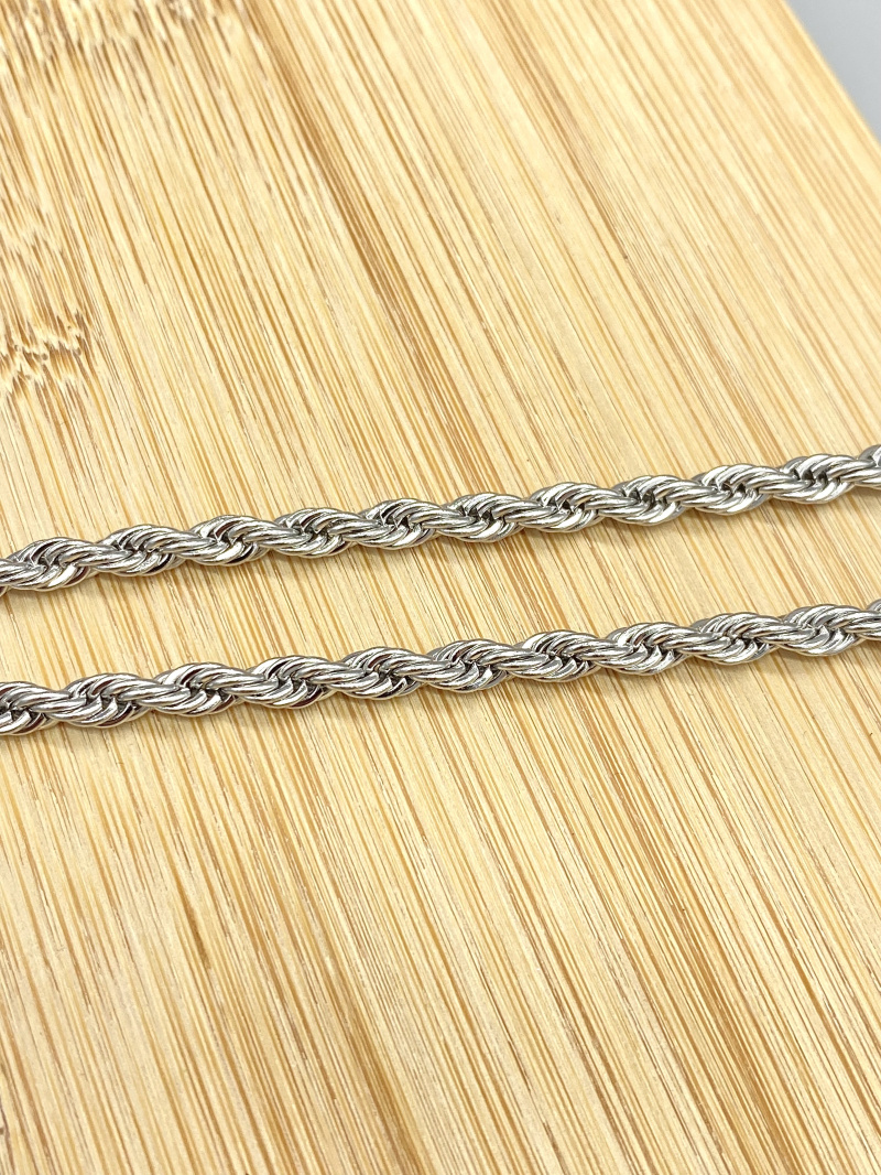 Wholesaler Cecile II - Chain necklace steel mesh rope