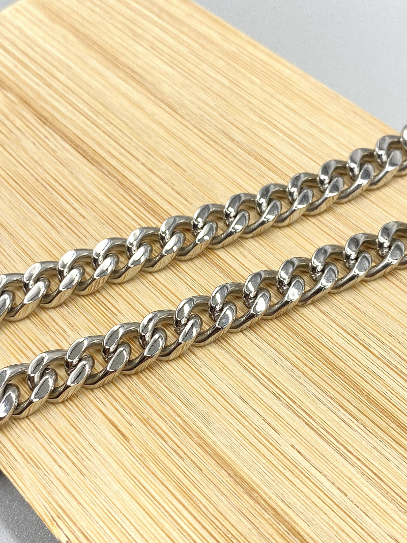 Mayorista Cecile II - Collar de cadena cuerda de malla de acero