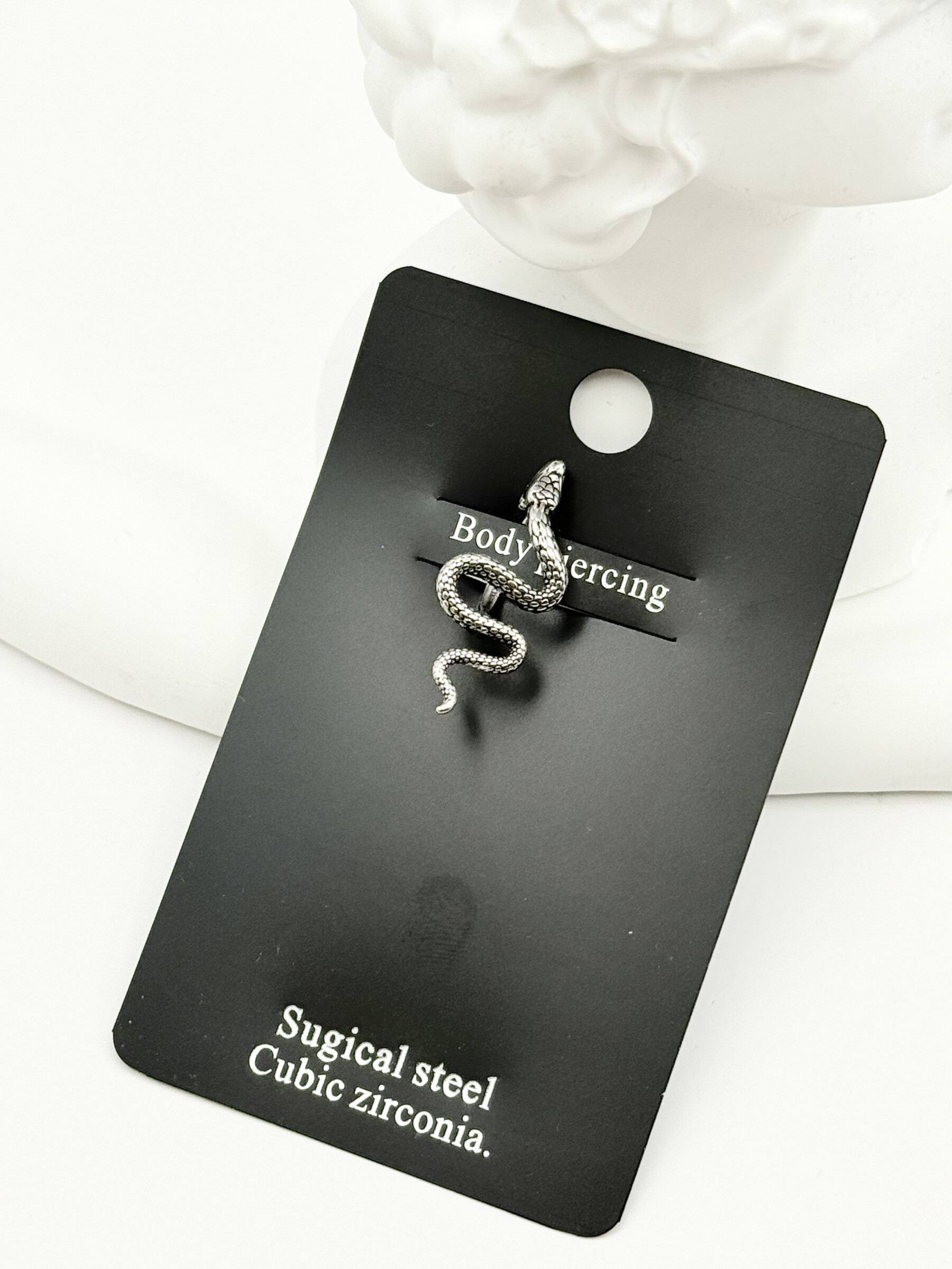 Wholesaler Ceramik - Belly Button Piercing Snake - Stainless Steel