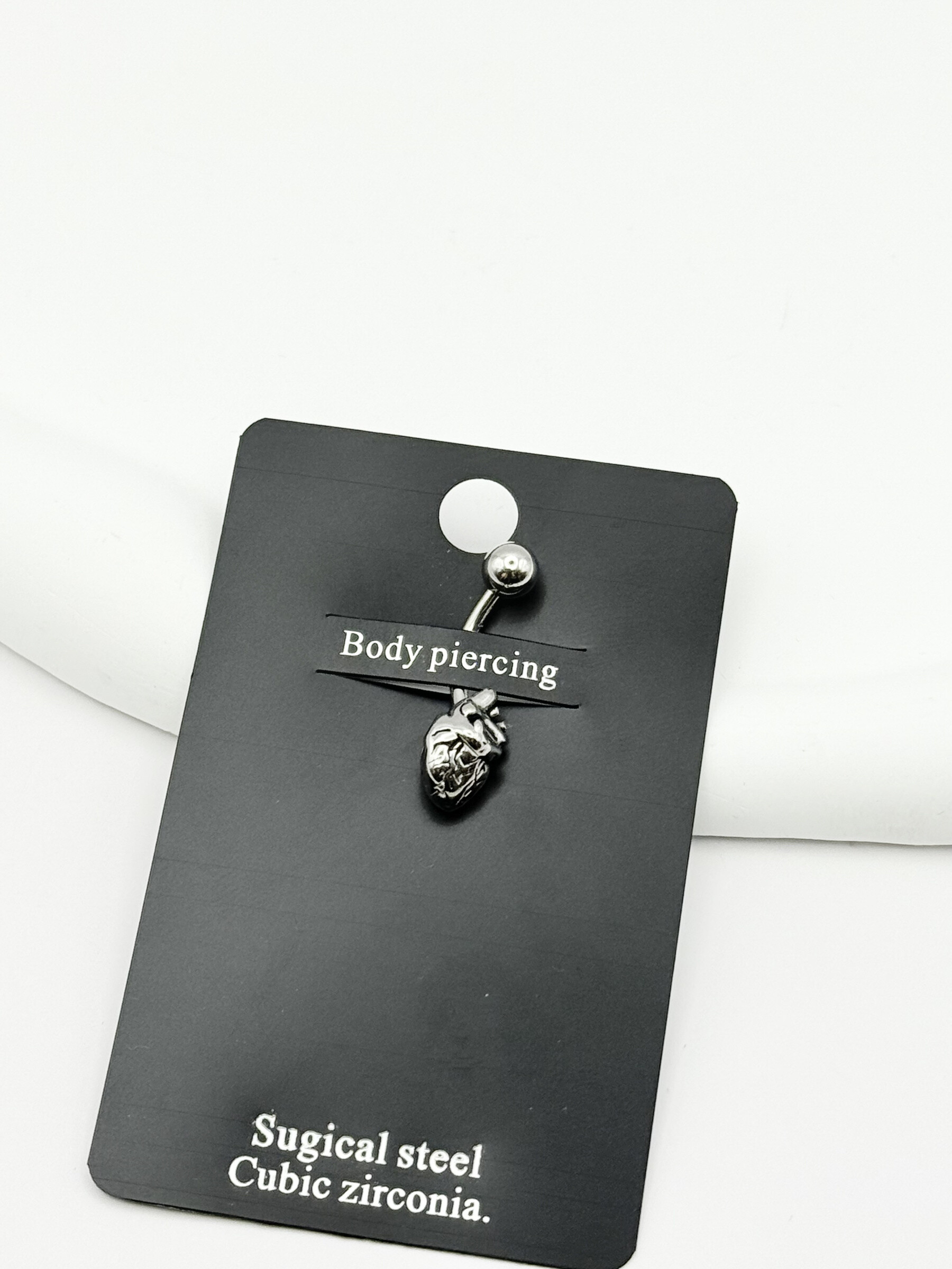 Wholesaler Ceramik - Stainless Steel Navel Piercing - Anatomical Heart