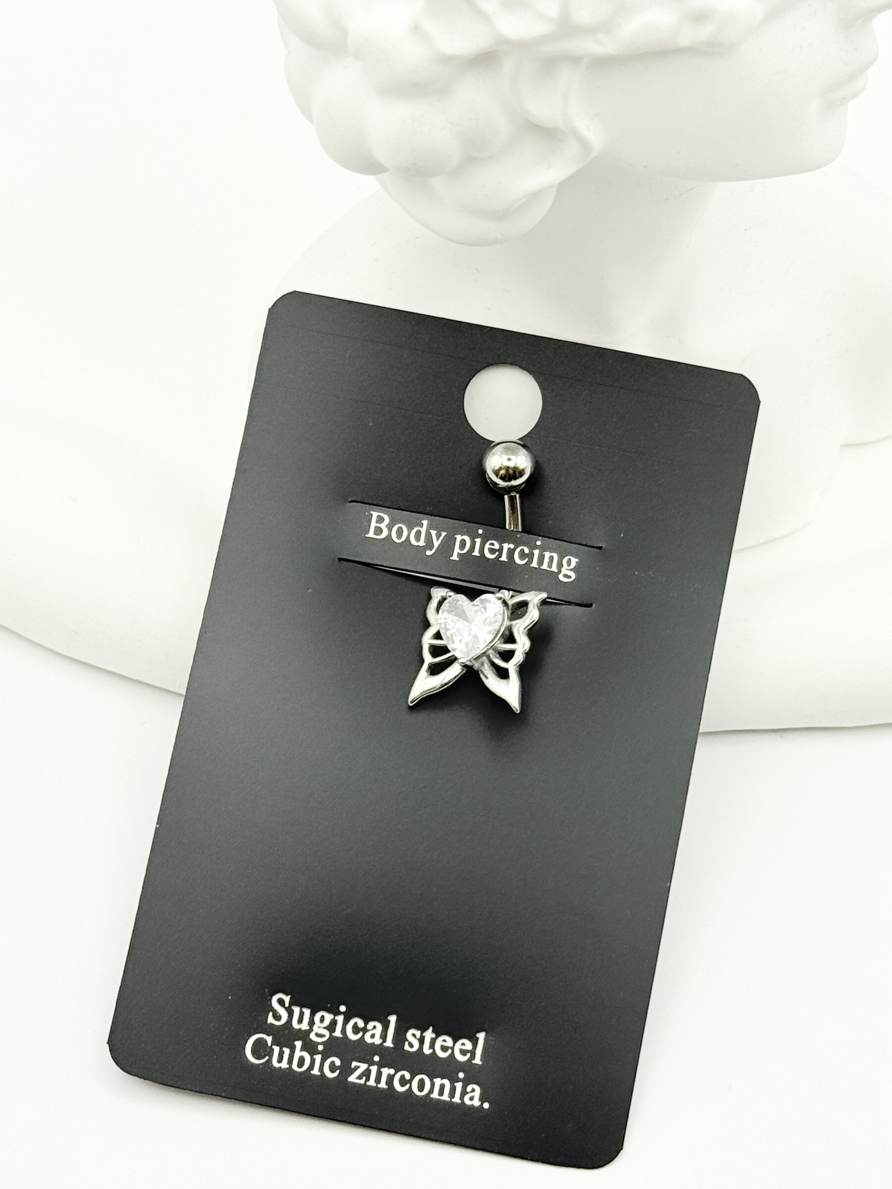 Wholesaler Ceramik - Butterfly Belly Button Piercing - Stainless Steel