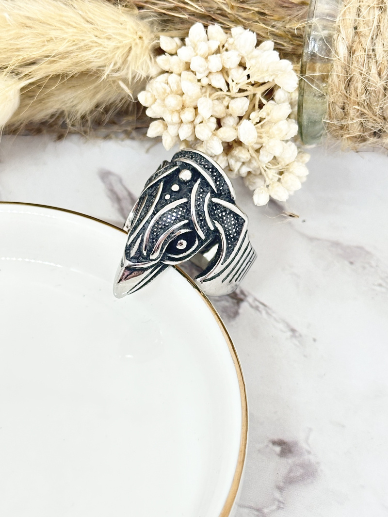 Wholesaler Ceramik - Stainless steel ring Abalone shell stone signet ring