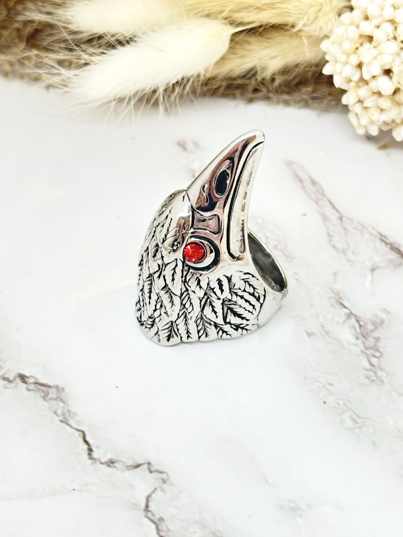 Wholesaler Ceramik - Stainless steel ring Lily cross motif ring
