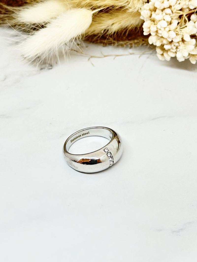 Mayorista Ceramik - Anillo con patrón de tentáculo de pulpo caballero de acero inoxidable