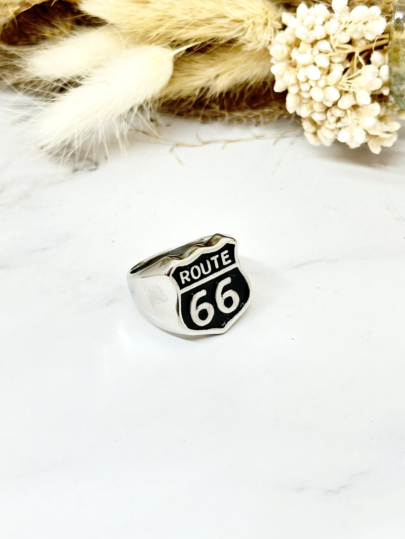Großhändler Ceramik - Knight Route 66 Edelstahlring