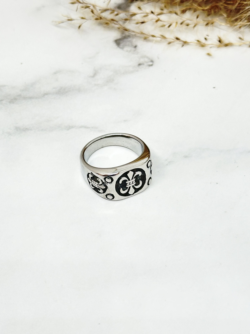 Mayorista Ceramik - Anillo de acero inoxidable caballero calavera sable