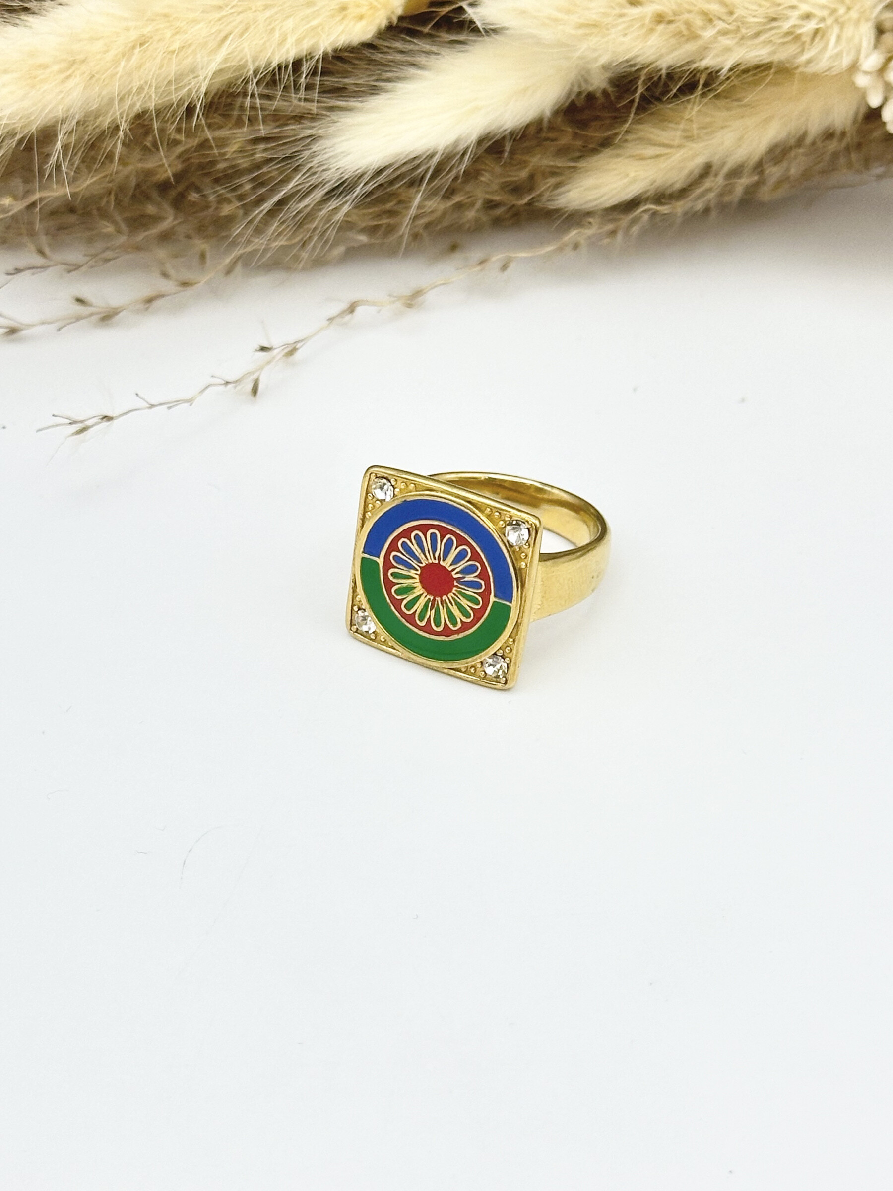 Mayorista Ceramik - Anillo de acero inoxidable con moneda de Napoleón