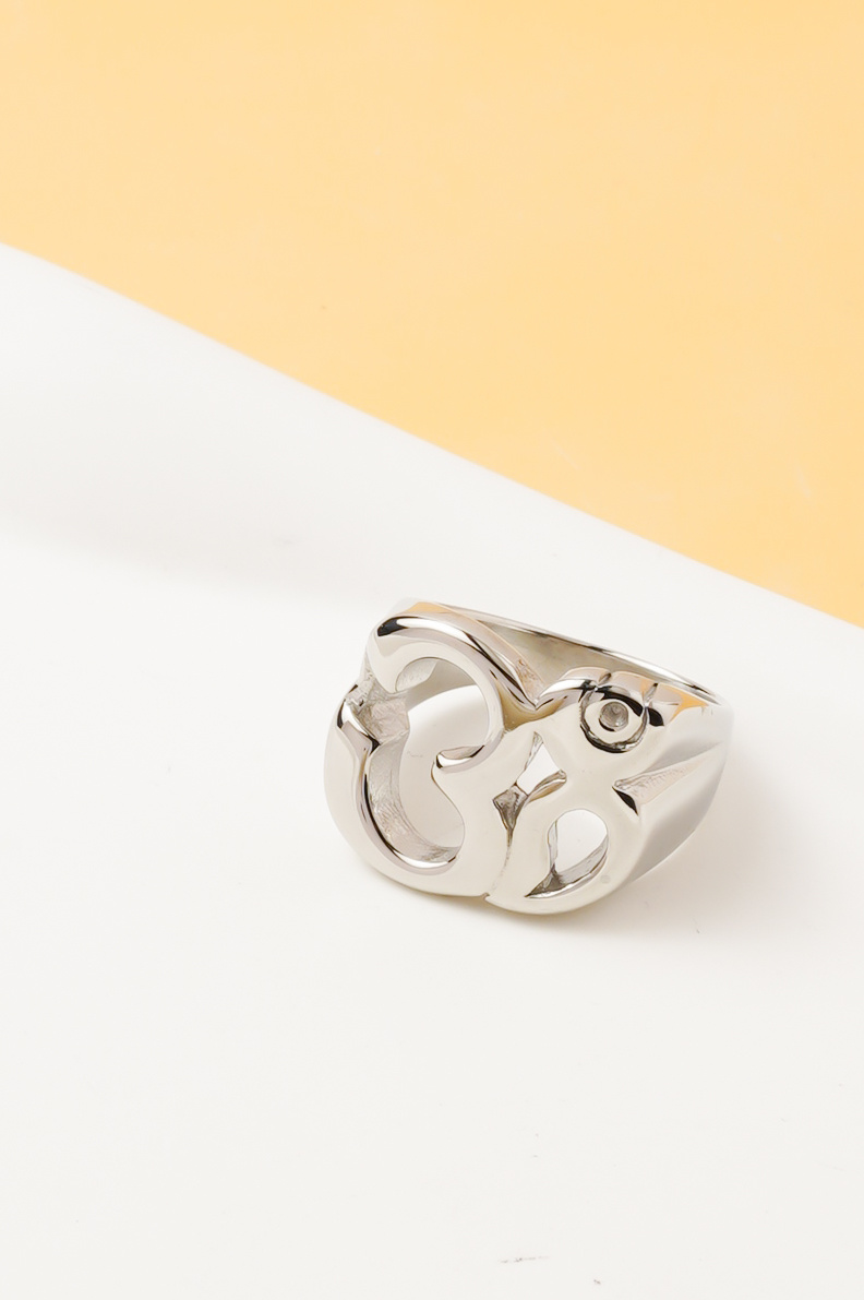 Wholesaler Ceramik - Men's Stainless Steel Ring – Modern Silver Design (Size US 8-13 / FR 57-70)
