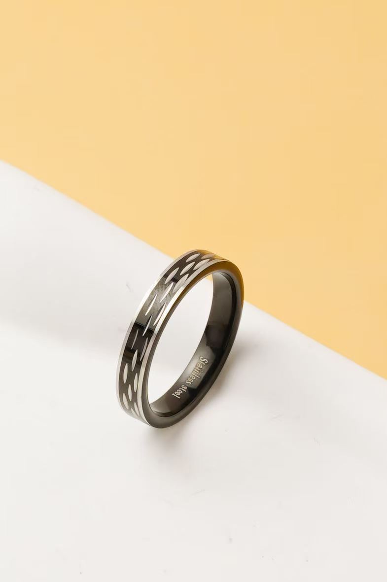 Wholesaler Ceramik - Women's/Men's Leopard Pattern Ring – Black Stainless Steel Wholesaler Ceramik - Women's/Men's Leopard Pattern Ring – Black Stainless Steel