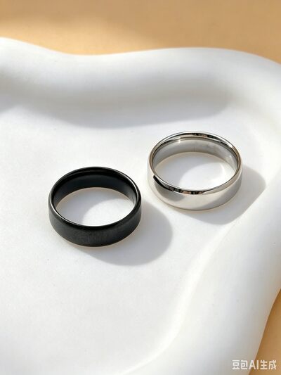 Grossiste Ceramik - Bague homme en acier inoxydable noir – Anneau minimaliste (Tailles 52 à 70) Grossiste Ceramik - Bague homme en acier inoxydable noir – Anneau minimaliste (Tailles 52 à 70)
