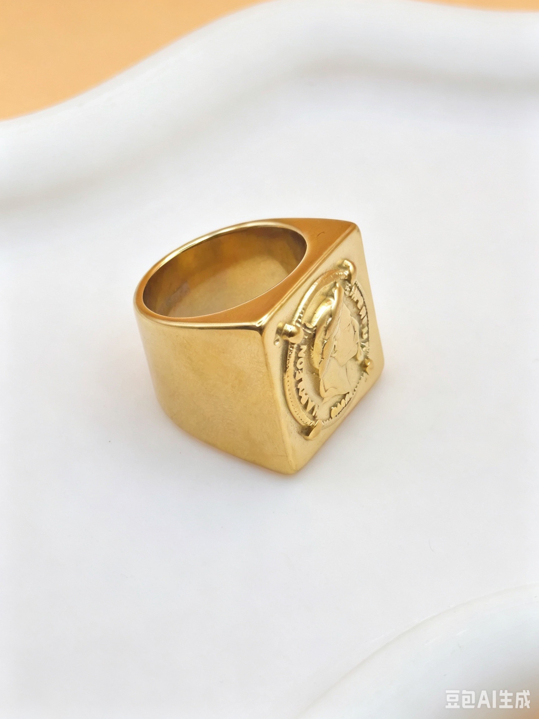 Grossiste Ceramik - Bague Homme Napoléon – Acier Inoxydable – Style Clas