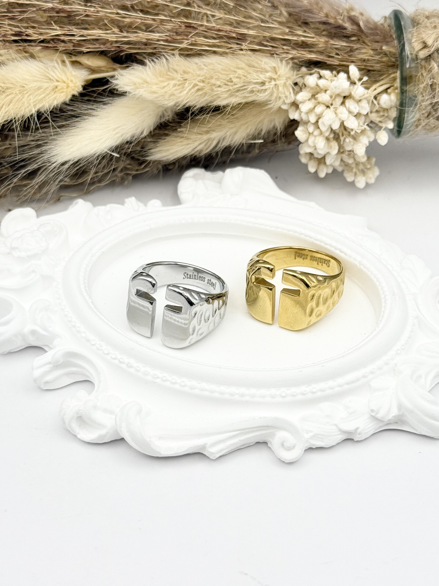 Wholesaler Ceramik - Double sheet stainless steel ring size 55-70