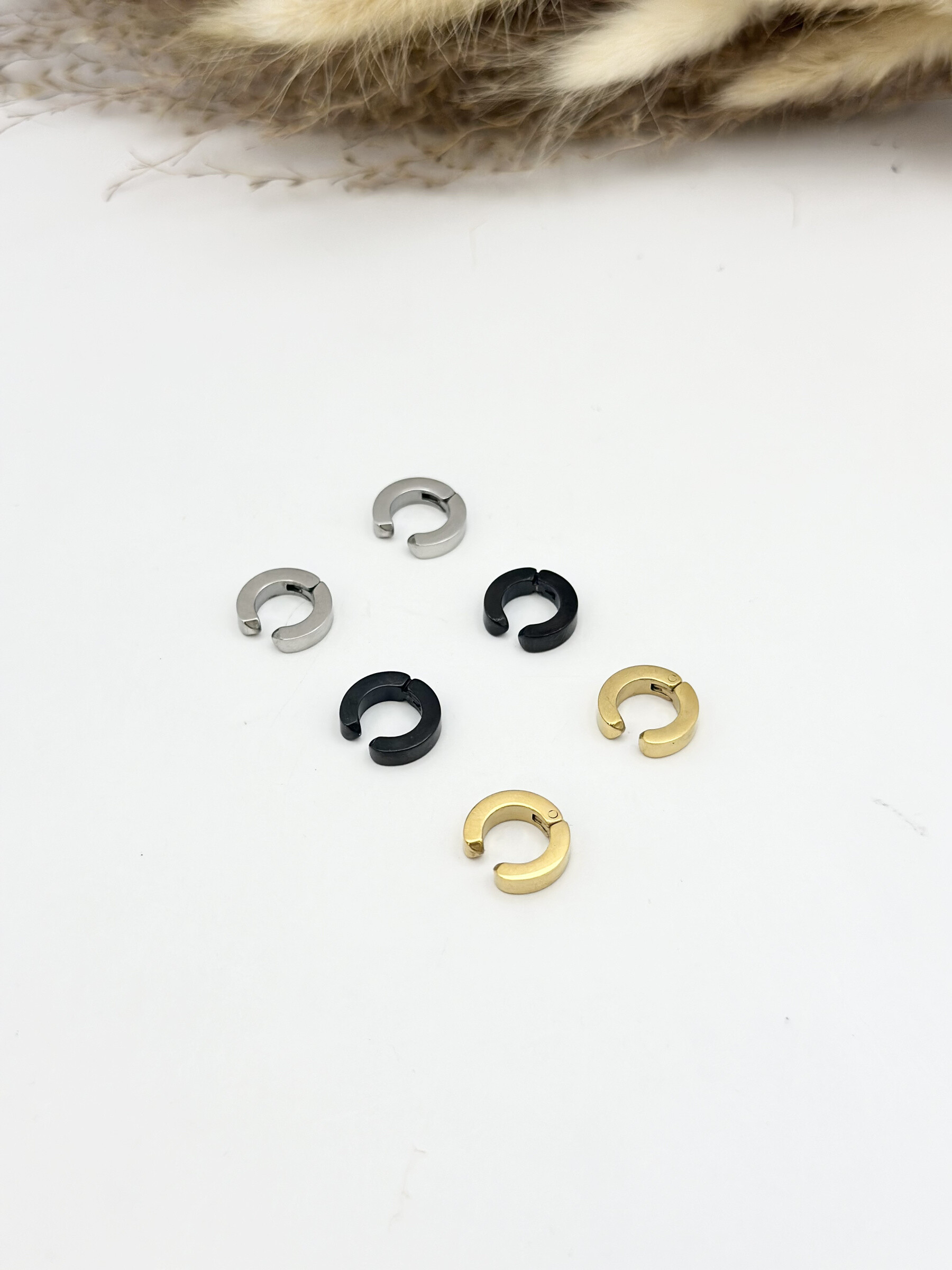 Wholesaler Ceramik - Stainless Steel Earrings with clip closure