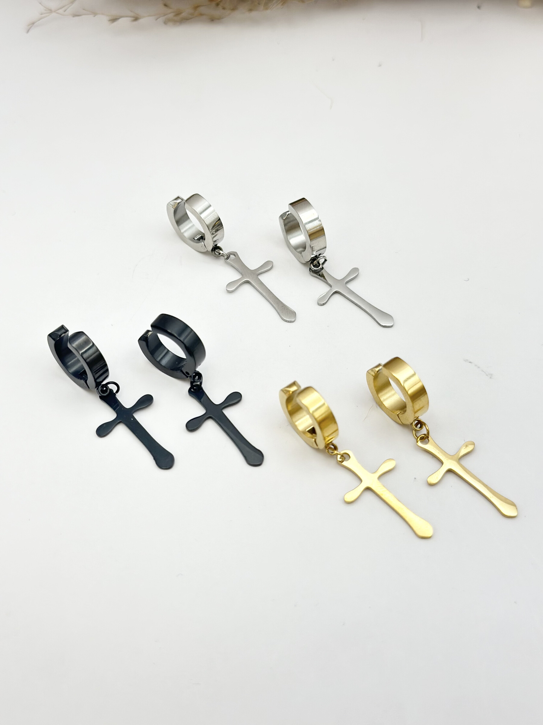 Wholesaler Ceramik - Stainless Steel Earrings with clip closure