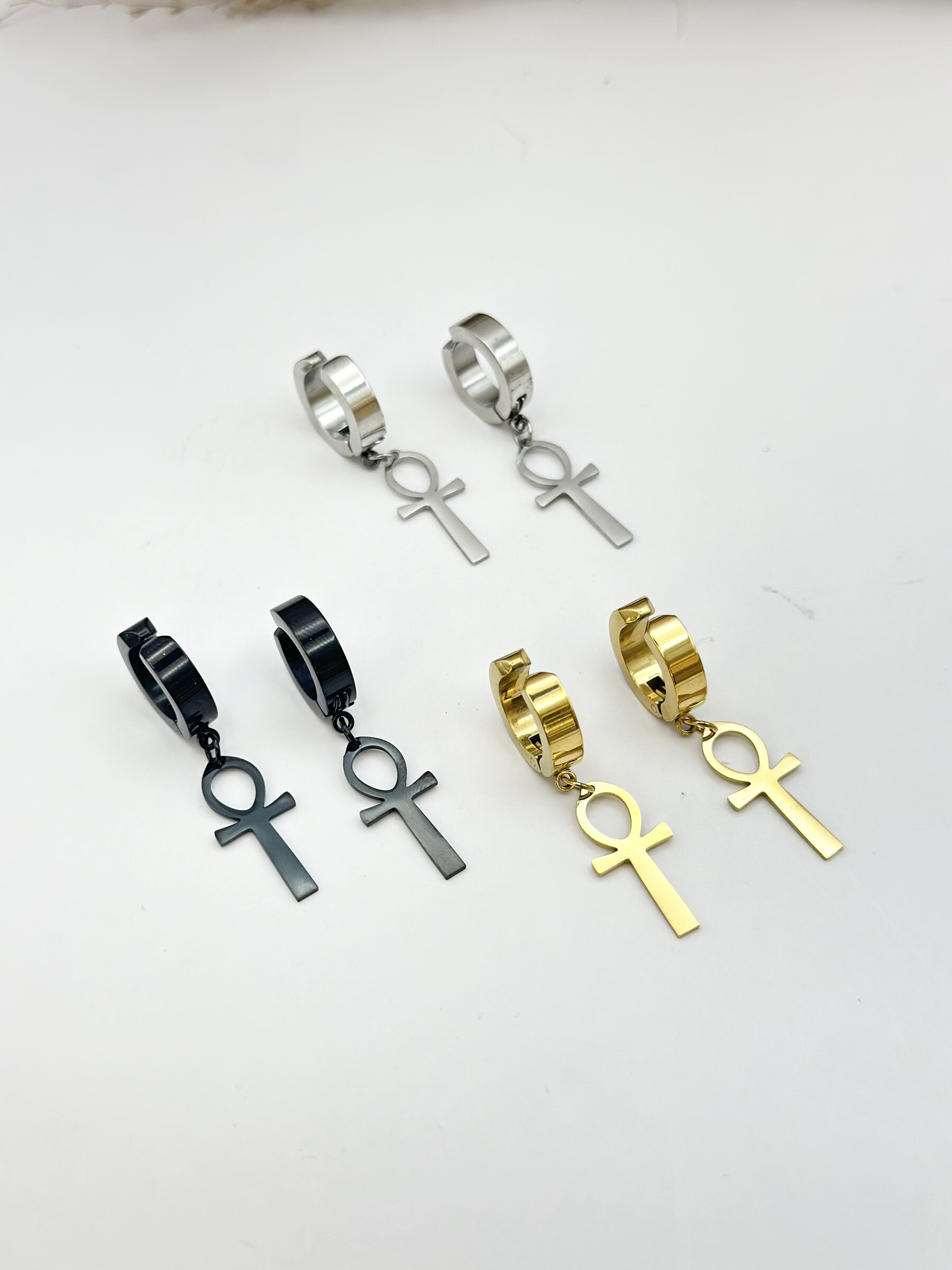 Wholesaler Ceramik - Stainless Steel Earrings with clip closure