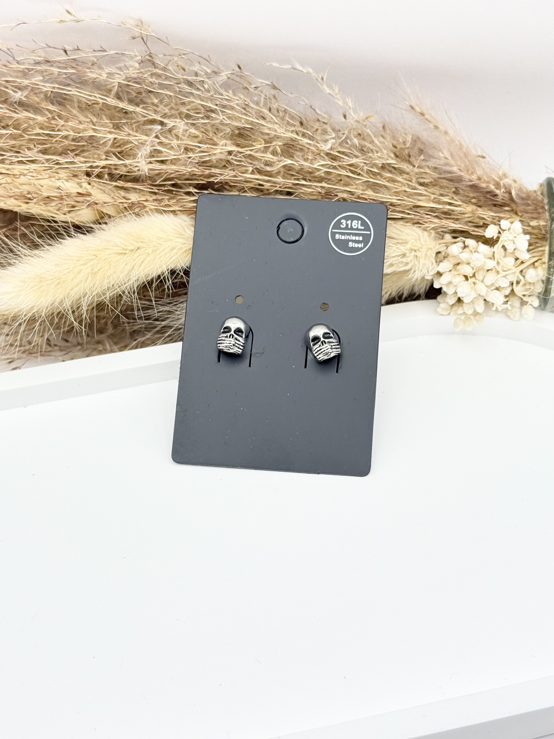 Grossiste Ceramik - Boucles d'oreilles/piercings en acier inoxydable 316L avec fermeture à vis