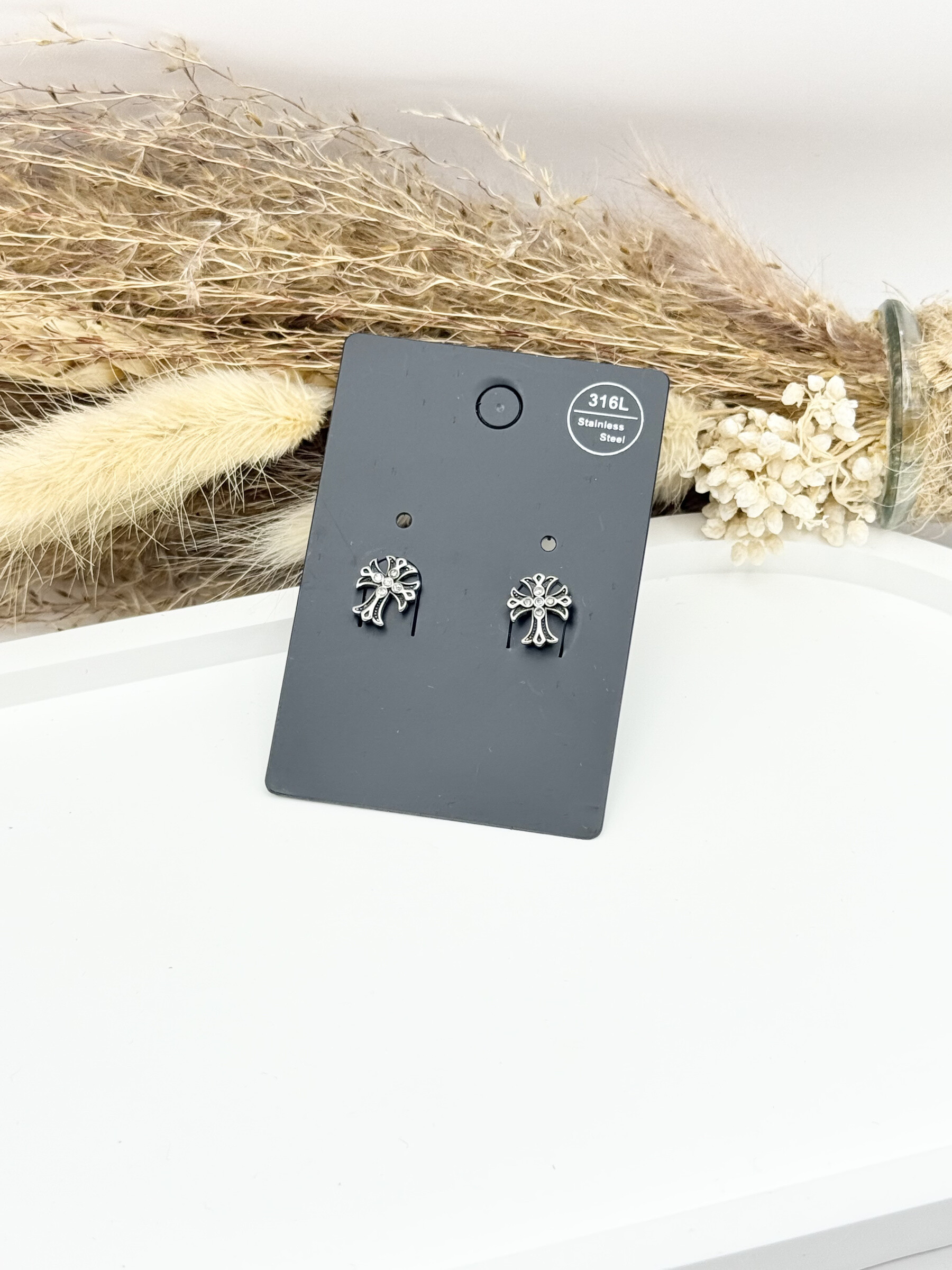 Wholesaler Ceramik - 316L stainless steel earrings/piercings with screw closure