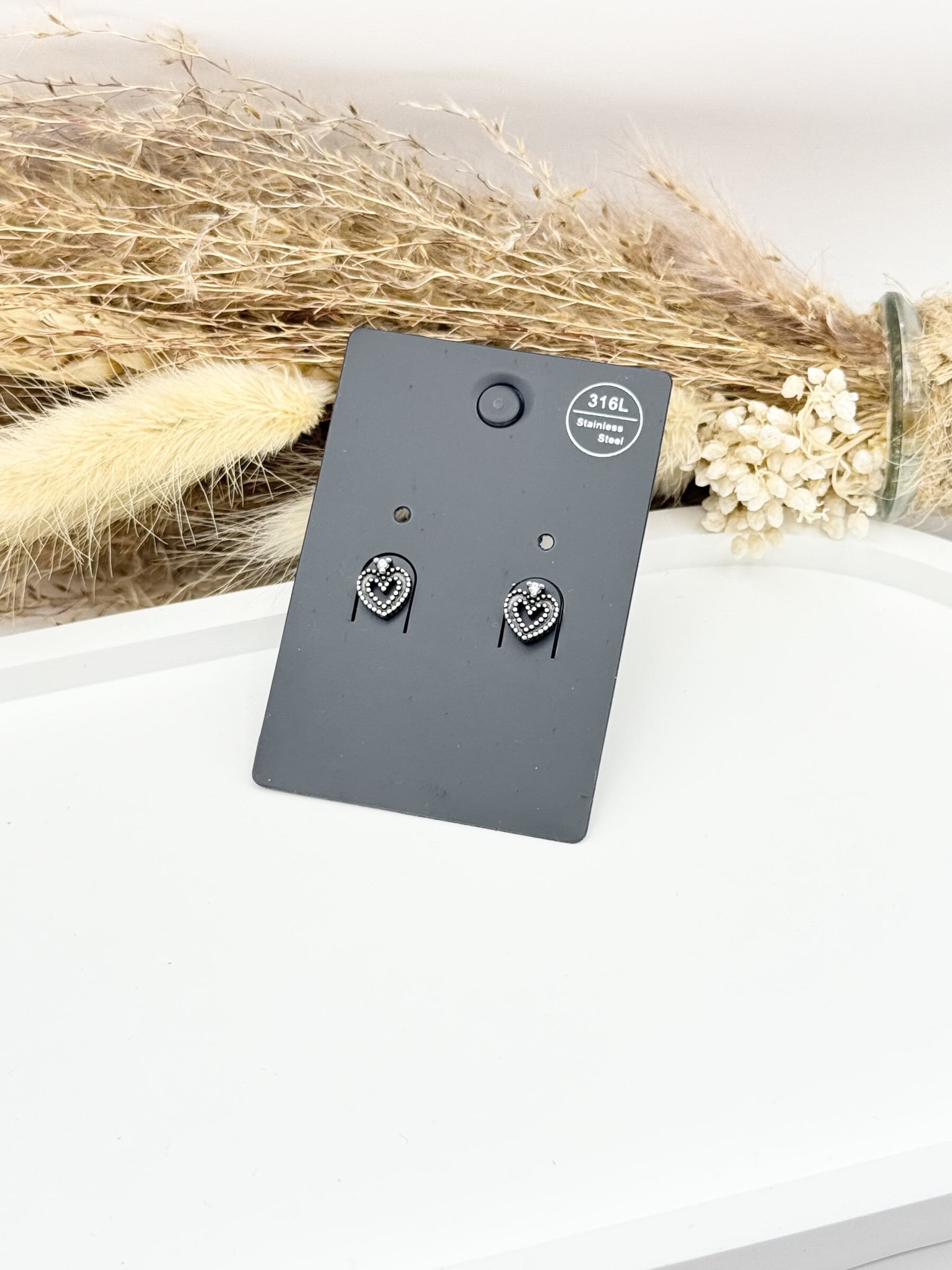 Grossiste Ceramik - Boucles d'oreilles/piercings en acier inoxydable 316L avec fermeture à vis