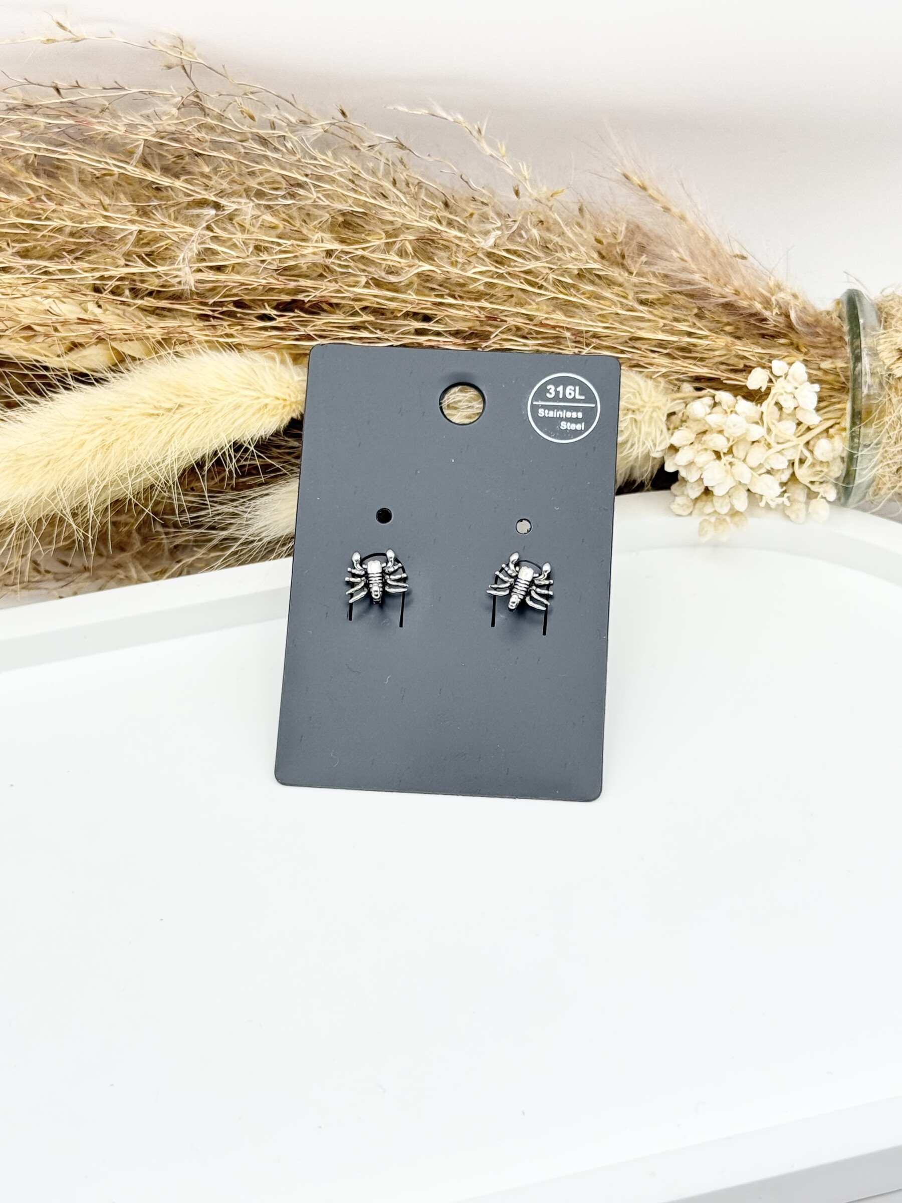 Grossiste Ceramik - Boucles d'oreilles/piercings en acier inoxydable 316L avec fermeture à vis