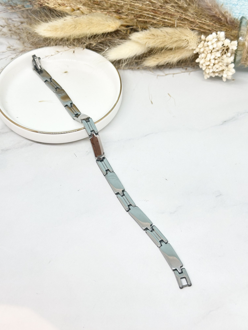 Grossiste Ceramik - Bracelet gourmette en acier inoxydable