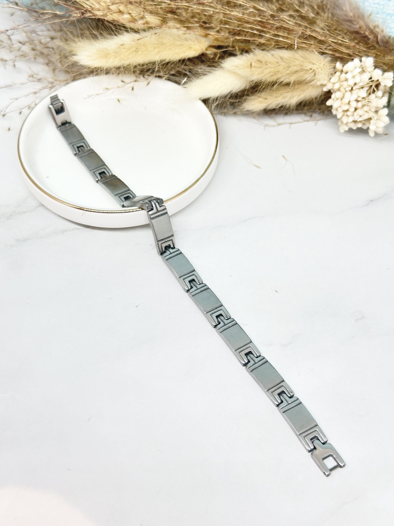 Grossiste Ceramik - Bracelet gourmette en acier inoxydable