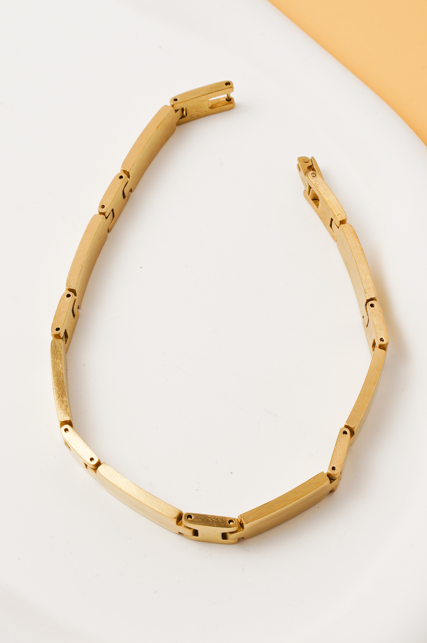 Wholesaler Ceramik - Men's Bracelet 20 cm / 6 mm – Stainless Steel – Color options: Gold or Two-tone Gold & Silver