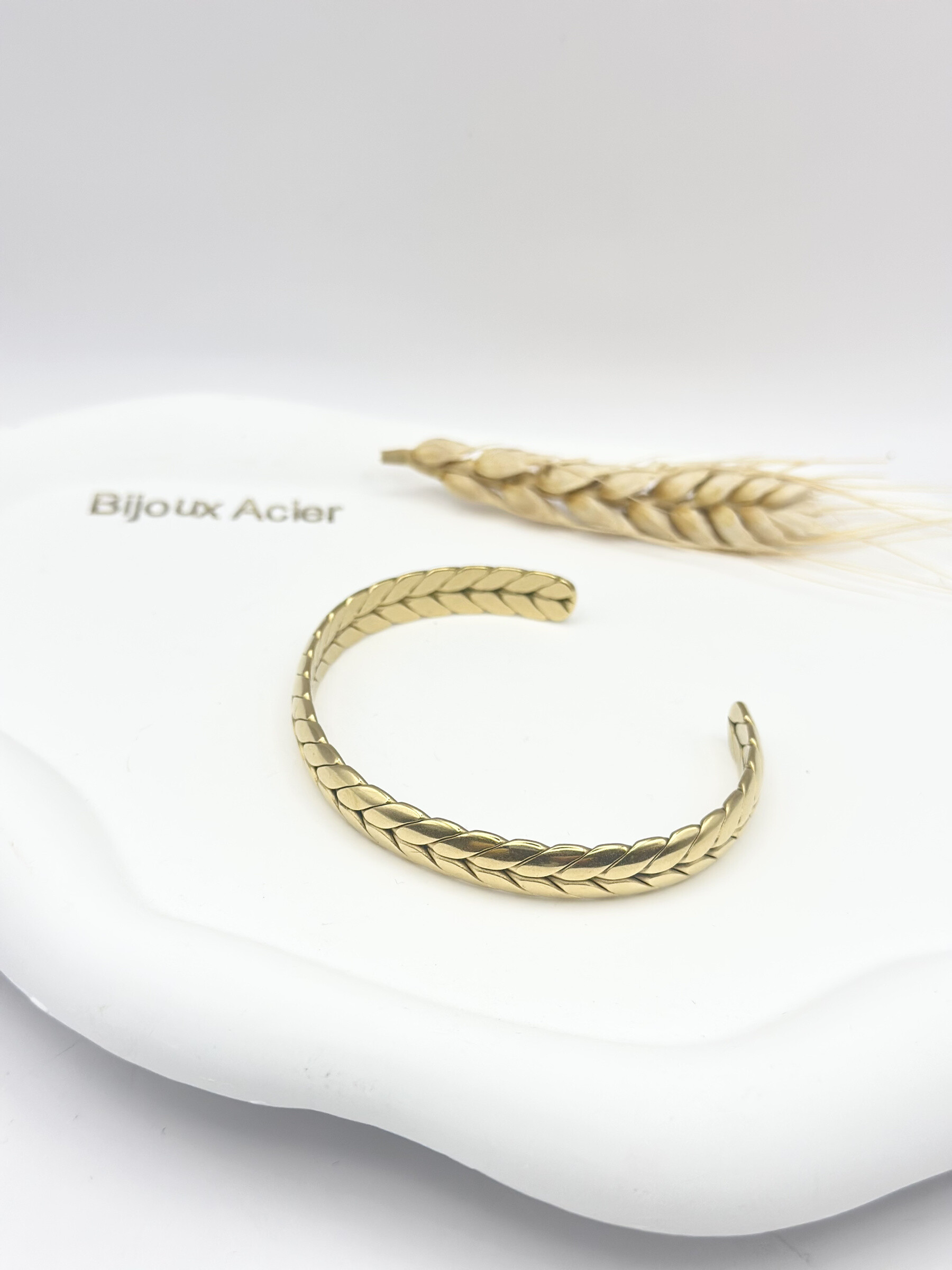 Wholesaler Ceramik - Braided rod bracelet - stainless steel