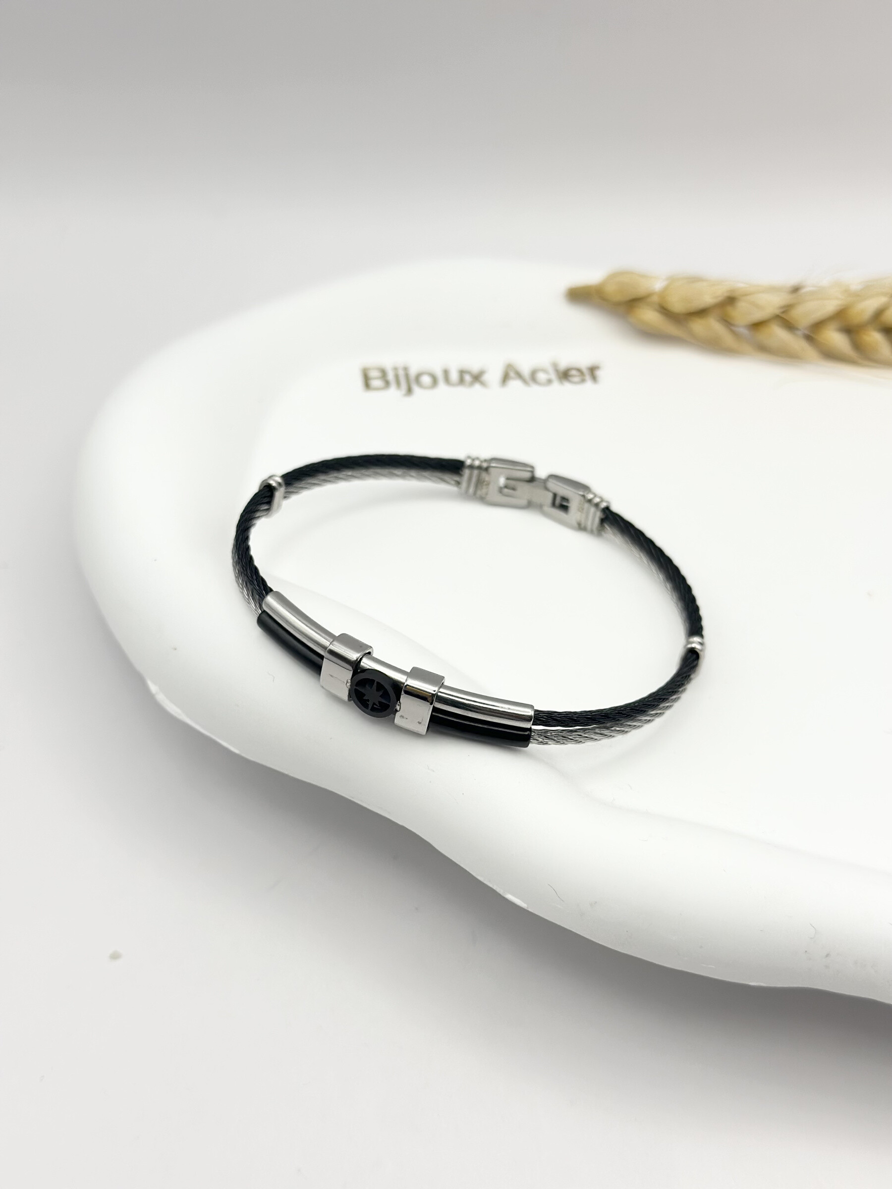 Wholesaler Ceramik - Stainless steel bracelet - Modern design 21 cm