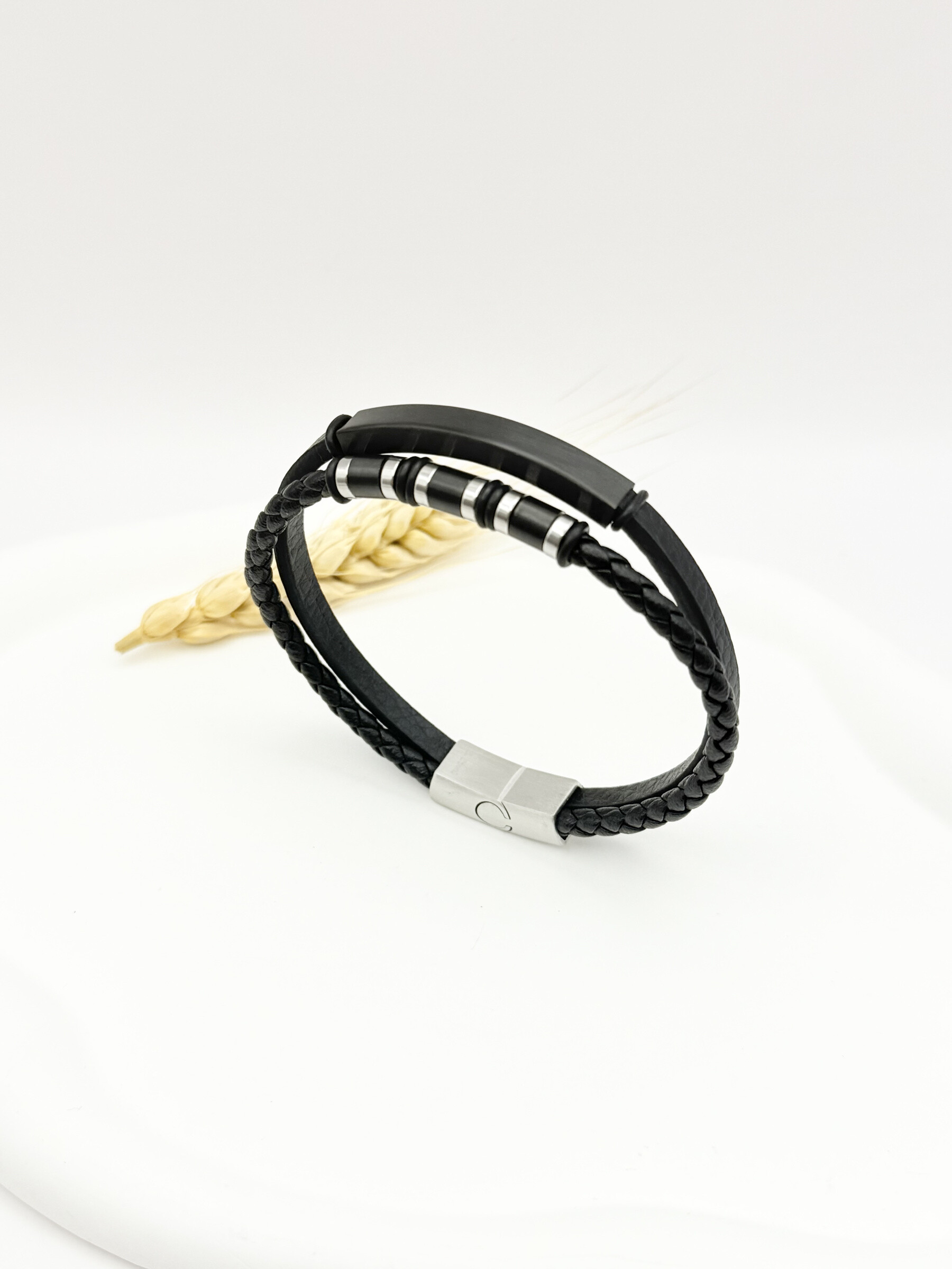 Großhändler Ceramik - Edelstahl Emaille Ring - goldenes lila