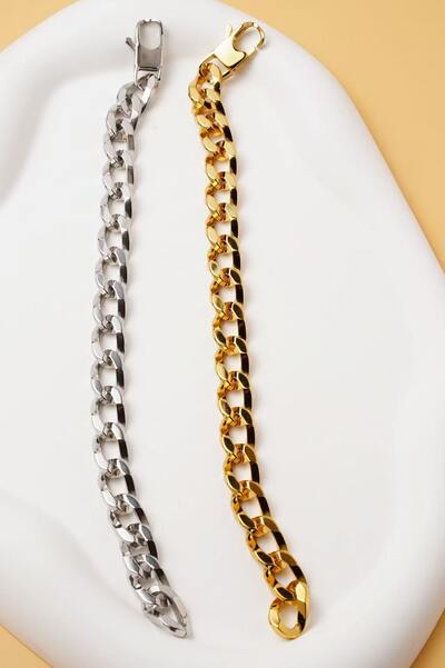 Wholesaler Ceramik - Stainless Steel Curb Chain Bracelet Wholesaler Ceramik - Stainless Steel Curb Chain Bracelet