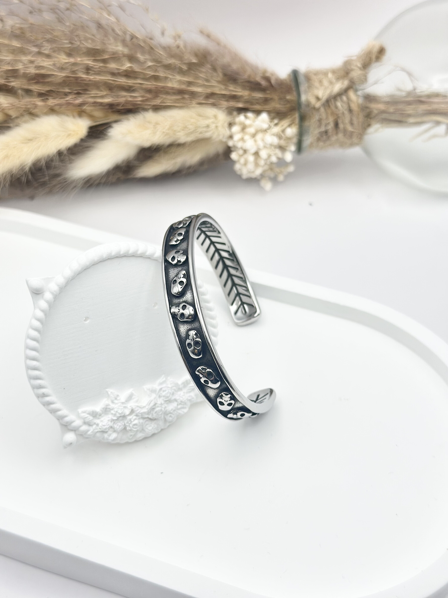 Wholesaler Ceramik - Stainless steel skull bracelet