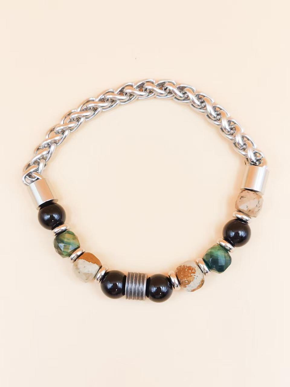 Großhändler Ceramik - Herrenarmband Edelstahl 20 cm – Eleganter & Robuster Stil