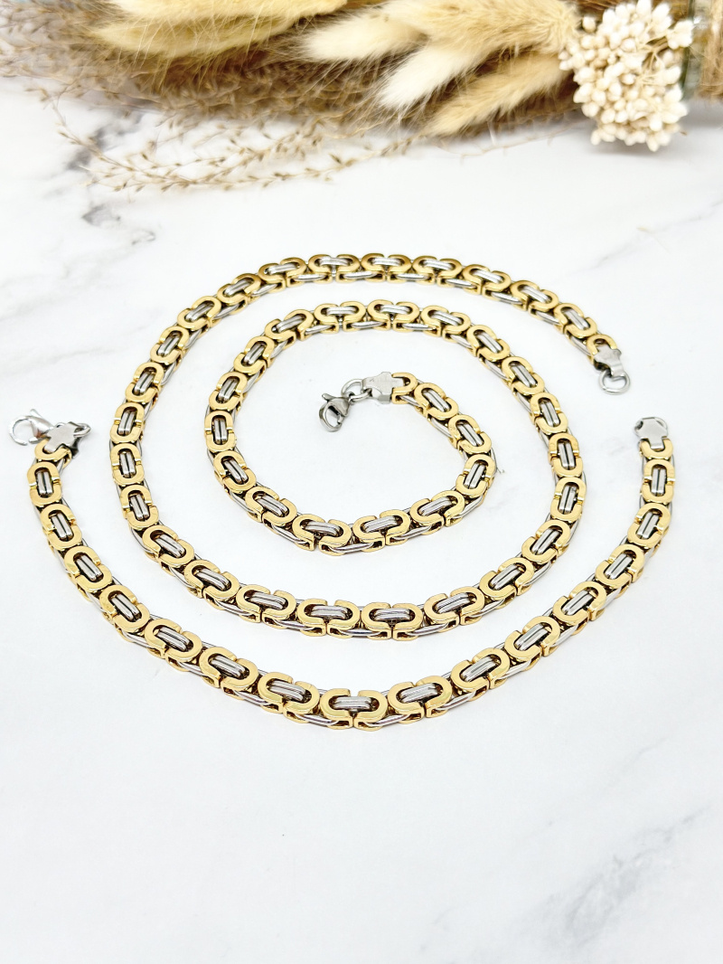 Wholesaler Ceramik - Necklace, bracelet, stainless steel set