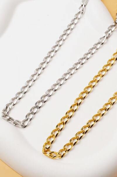 Wholesaler Ceramik - Stainless Steel Figaro Chain Necklace Wholesaler Ceramik - Stainless Steel Figaro Chain Necklace