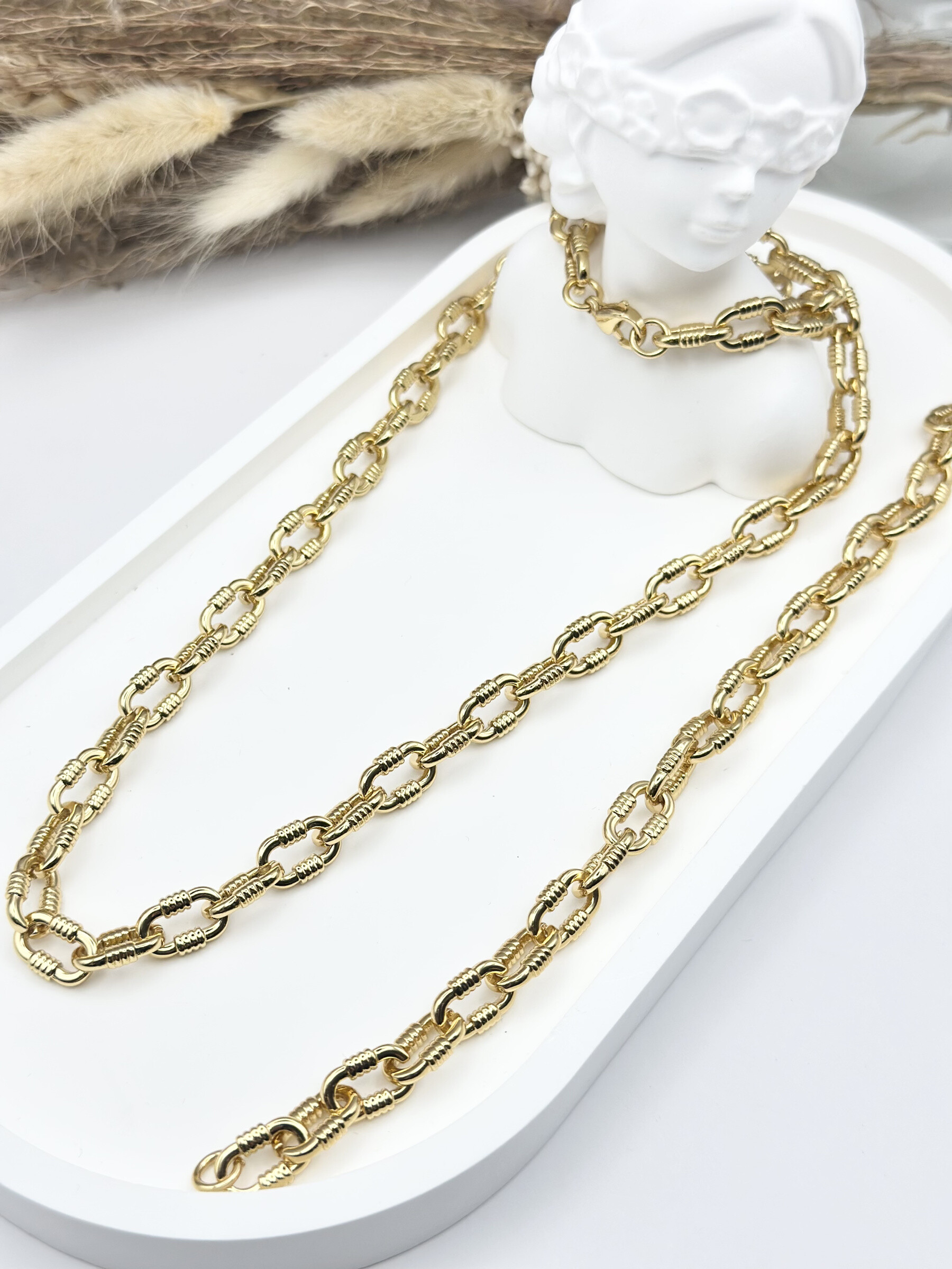 Wholesaler Ceramik - Elegant gourmet stainless stainless stainless steel necklace and bracelet