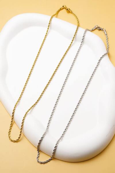 Wholesaler Ceramik - Twisted Chain – Stainless Steel Wholesaler Ceramik - Twisted Chain – Stainless Steel