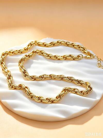 Wholesaler Ceramik - Twisted Rope Chain Necklace – Gold Plated Stainless Steel Wholesaler Ceramik - Twisted Rope Chain Necklace – Gold Plated Stainless Steel